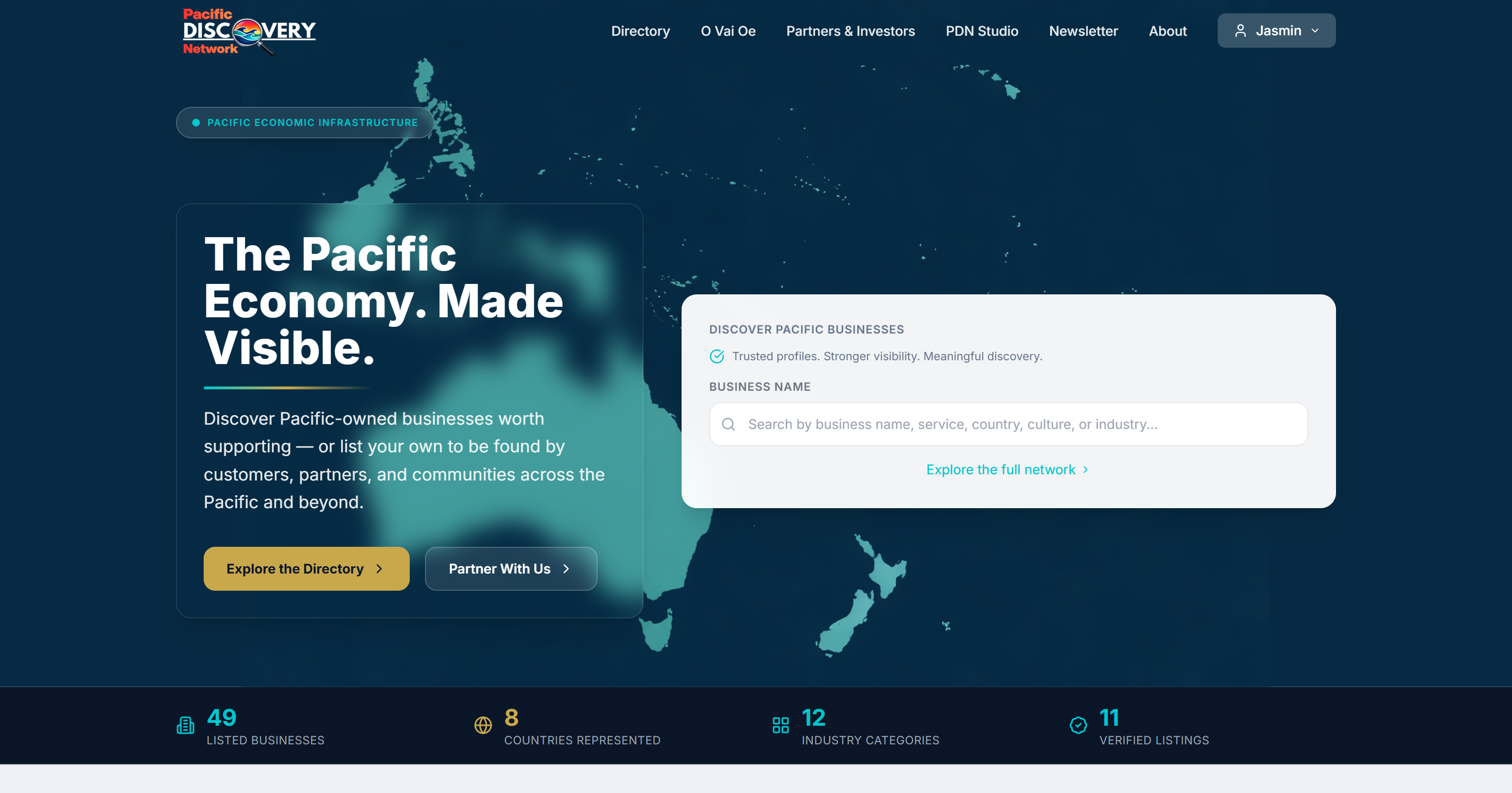 Pacific Discovery Network — built by PDN Studio